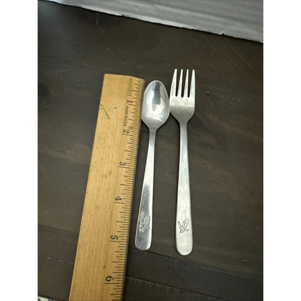 VTG AMERICAN AIRLINES Flagship Stainless silverware 18/8 Fork Spoon